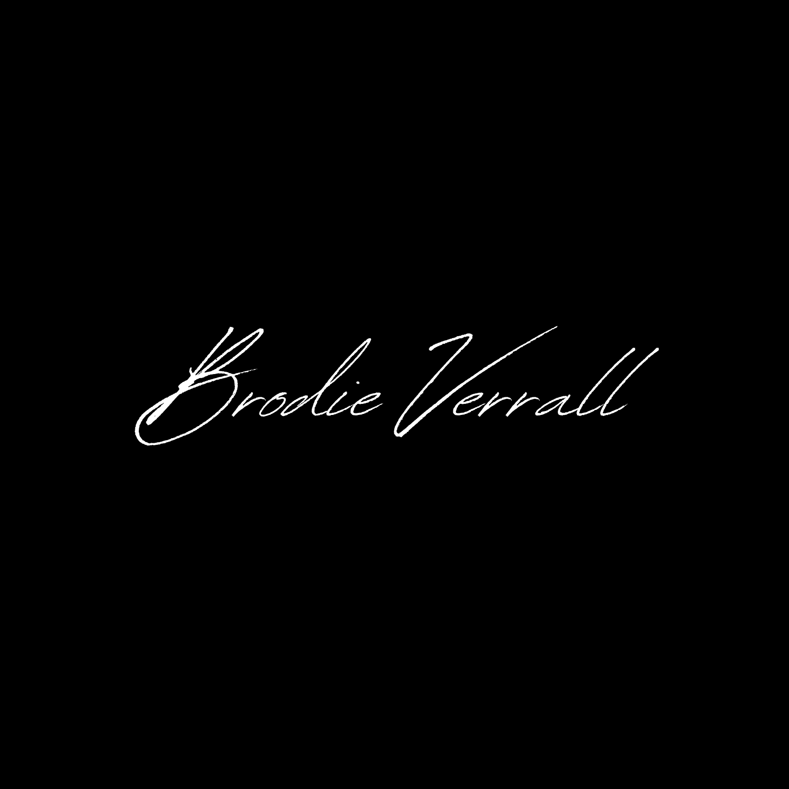 Signature of Brodie Verrall
